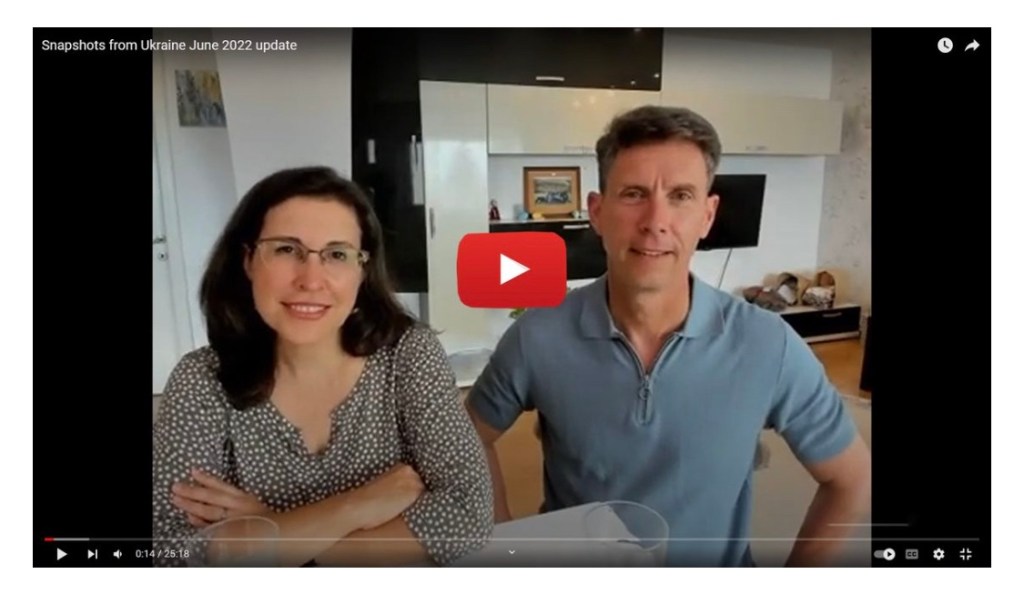 6/16/2022 – Bob and Andrea Burnham Update from Brasov, Romania