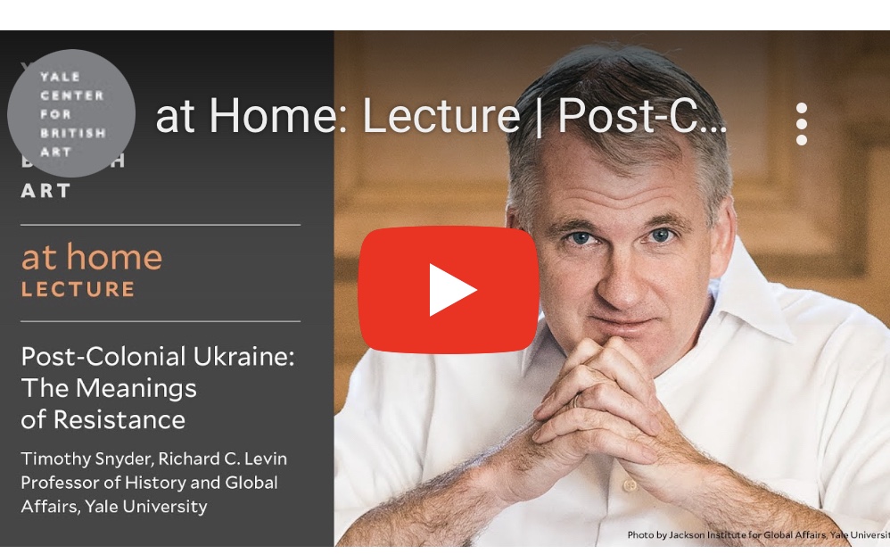 9/8/2022 – Lecture: Post-Colonial Ukraine: The Meanings of&nbsp;Resistance
