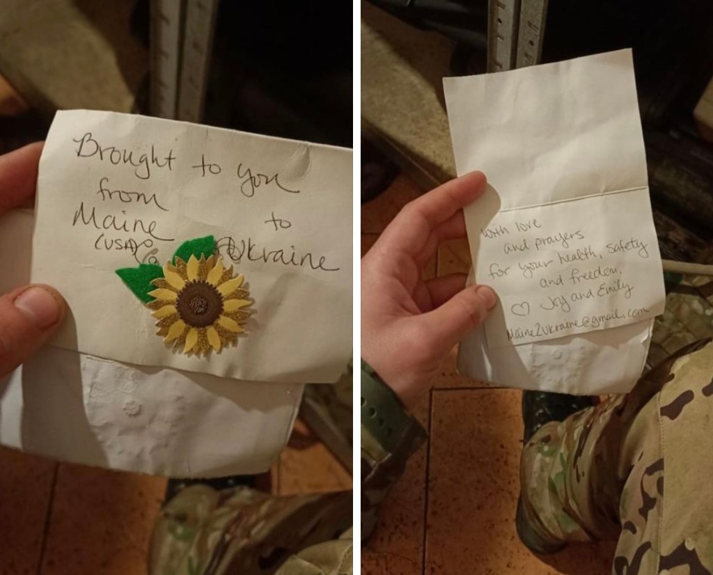 11/29/2022 – Sleeping bags and notes from Maine to Ukraine