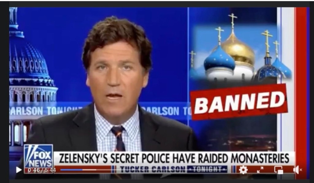 12/11/2022 – Tucker Carlson is putin’s megaphone