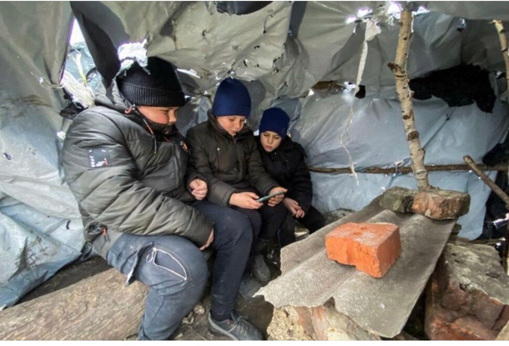 1/25/2023 –  A makeshift&nbsp;classroom