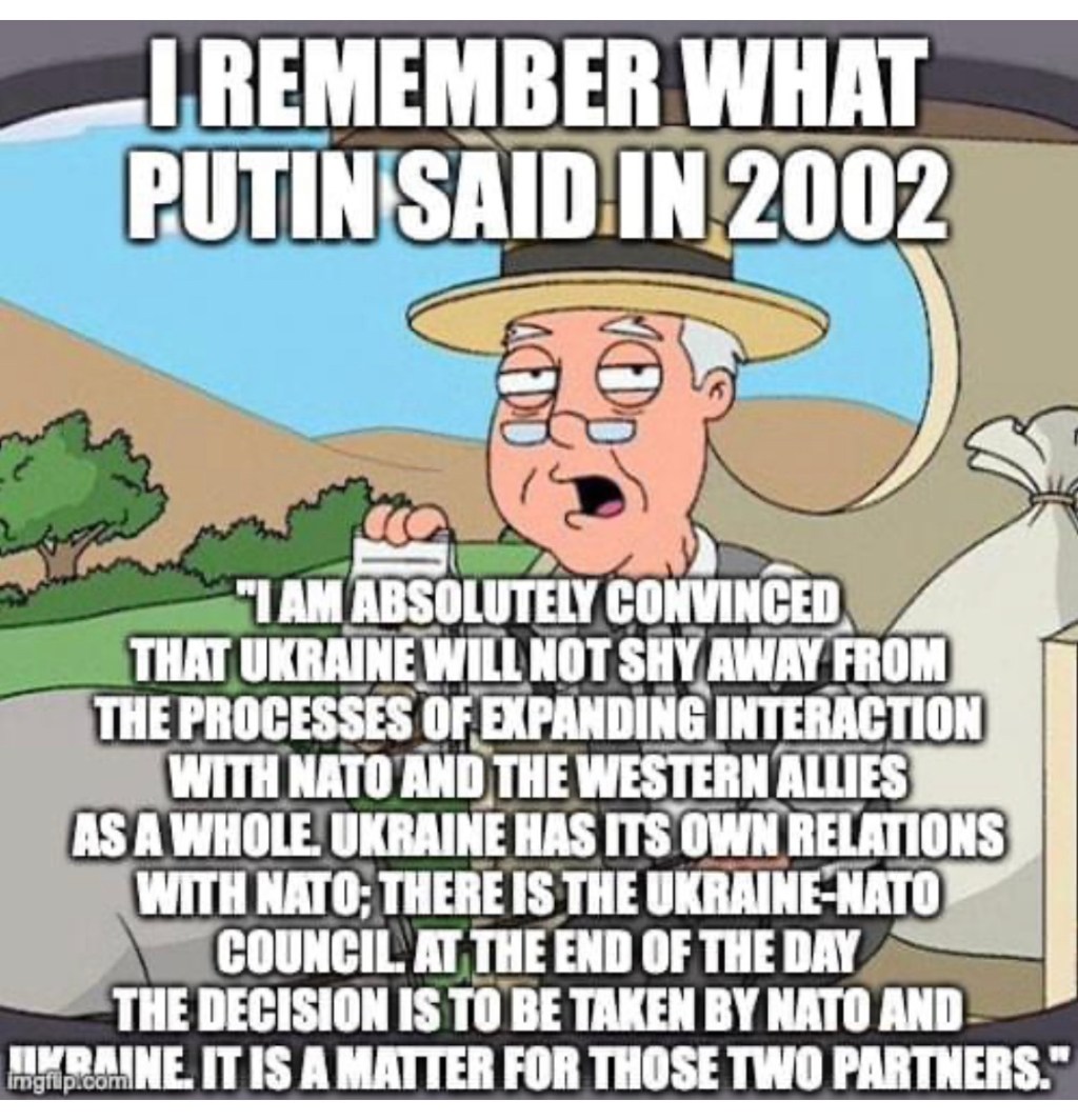 2/9/2023 – Remembering words of&nbsp;putin