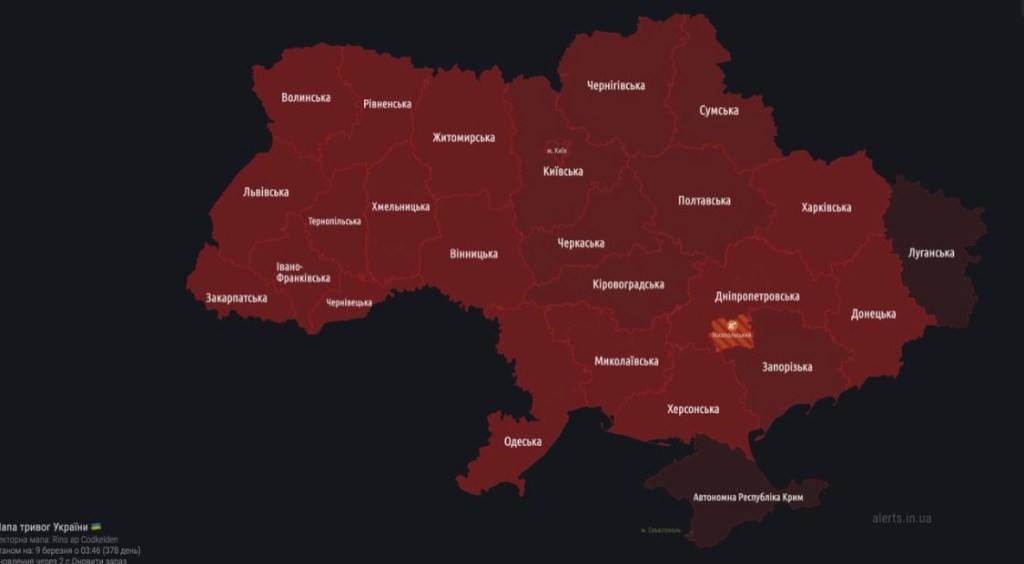 3/9/2023 – Massive attack on&nbsp;Ukraine
