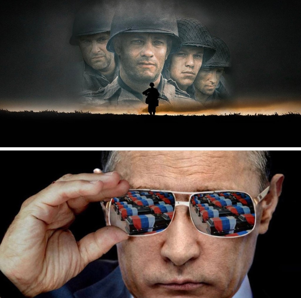 5/18/2023 – Saving Private Ryan vs. Sacrificing 200,000 Private&nbsp;Ivans.