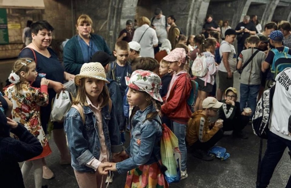 5/29/2023 – Kyiv metro during a missile attack&nbsp;today