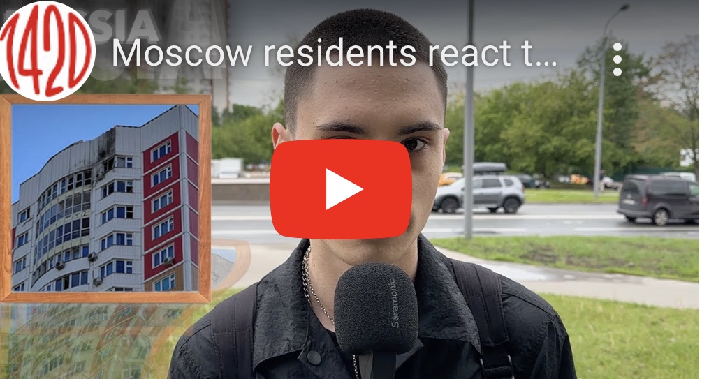 6/1/2023 – Moscow residents react to being&nbsp;attacked