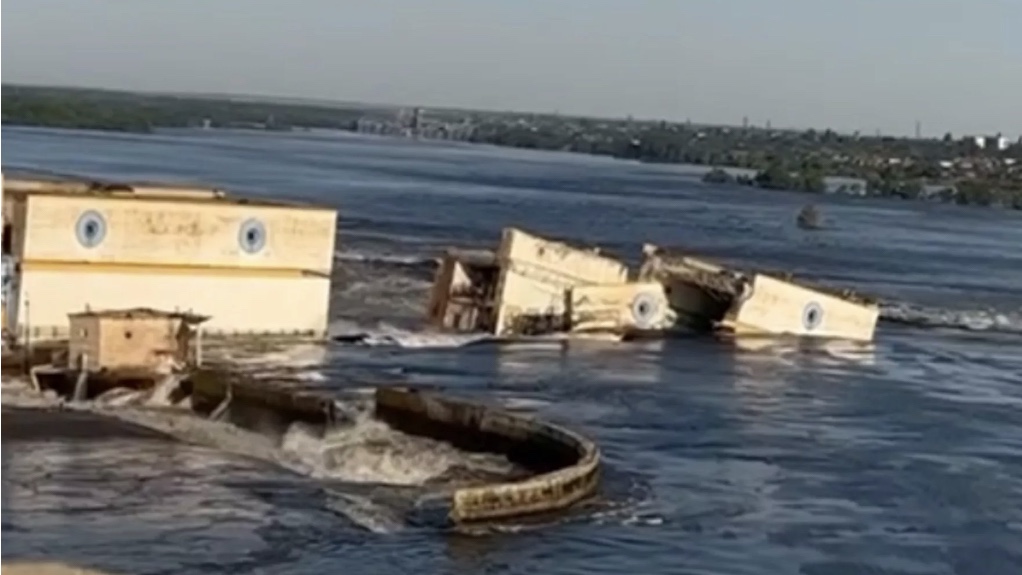 6/8/2023 – Eyewitnesses recall hearing explosions on night when Nova Kakhovka&nbsp;dam