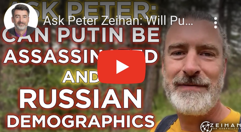6/15/2023 – Will Putin “disappear” and updates on Russian demographics?&nbsp;(Video)