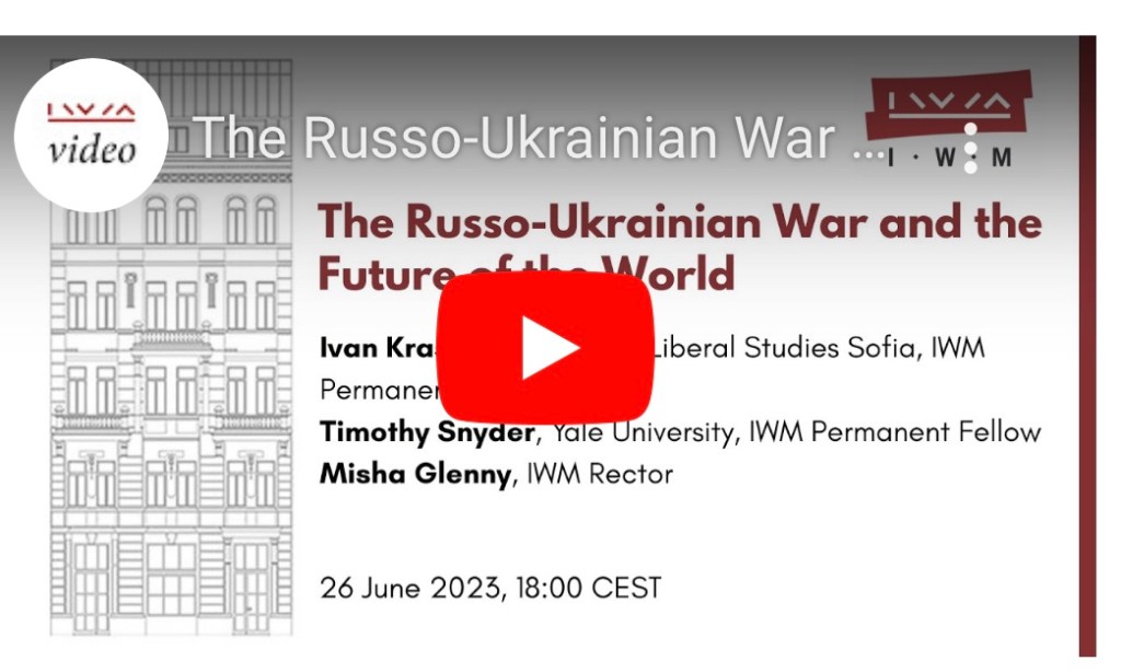 7/1/2023 – the Russo-Ukrainian War, and the Future of the World&nbsp;(video)