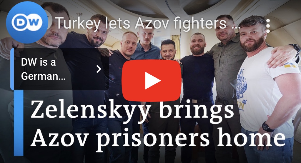 7/9/2023 – Turkey let’s Asov fighters return to Ukraine,  breaking deal with Russia&nbsp;(video)