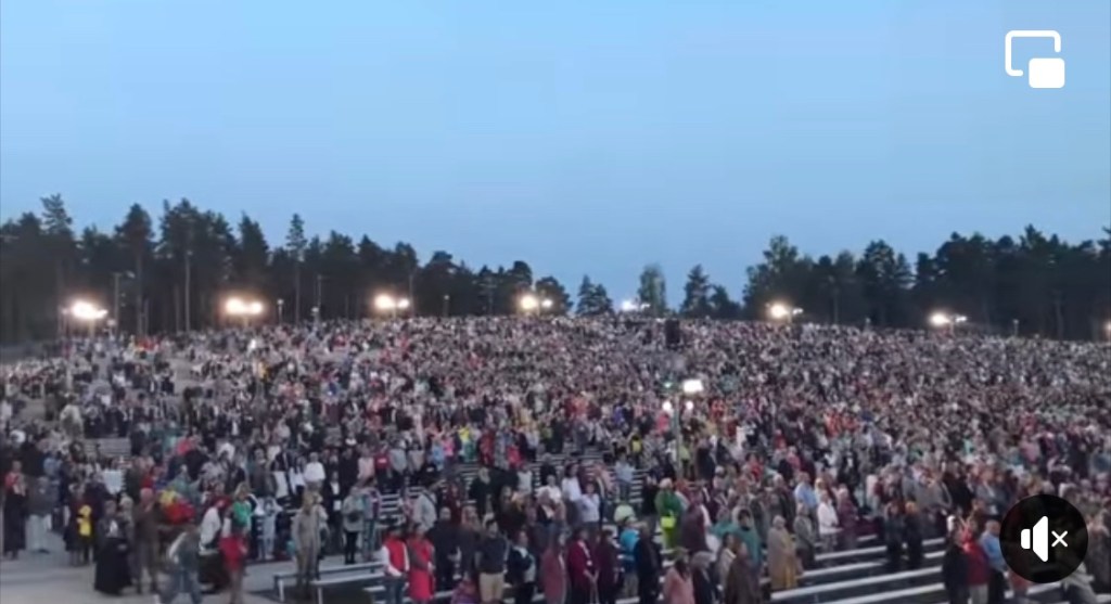 7/9/2023 – Ukrainian anthem performed by 1000s in Latvia&nbsp;(video)