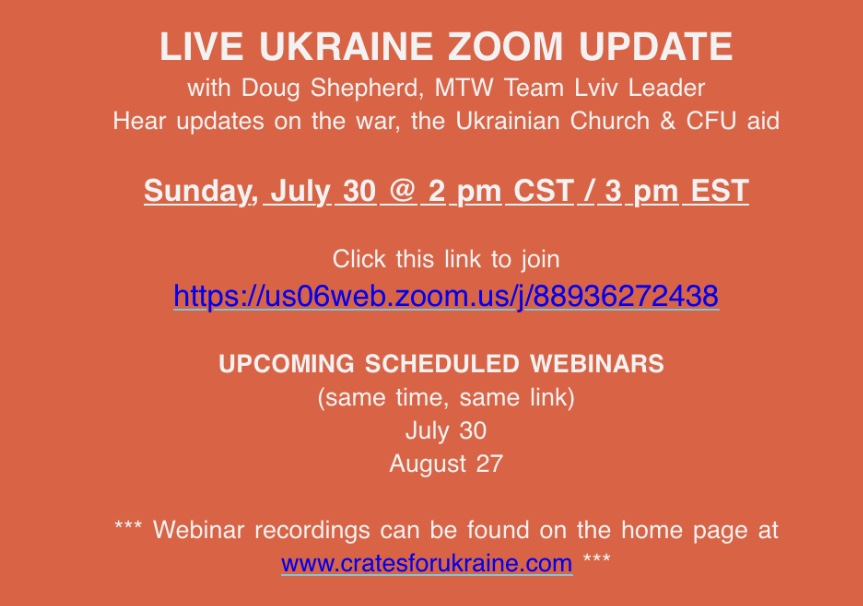 7/30/2023 – LIVE UKRAINE ZOOM&nbsp;UPDATE