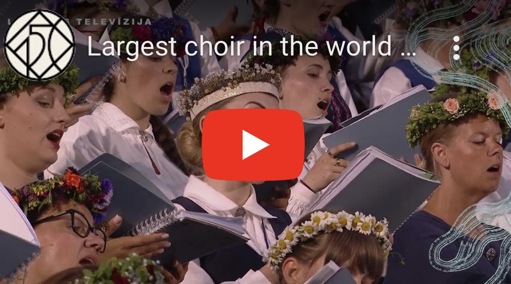 8/4/2023 – Largest choir in the world, singing the anthem of&nbsp;Ukraine