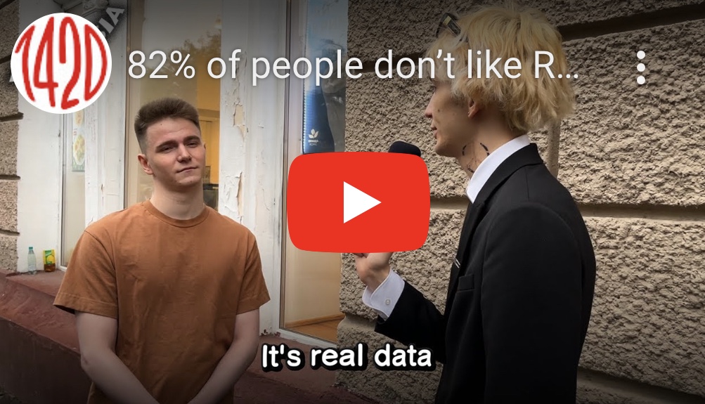 8/16/2023 – Moscow Street interviews: 82% of people don’t like Russia (and Putin’s&nbsp;politics)