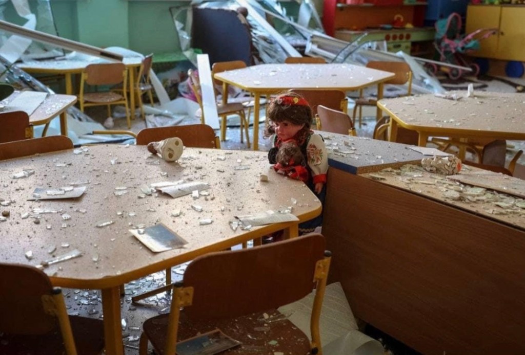 8/16/2023 – Kindergarten in L’viv&nbsp;bombed