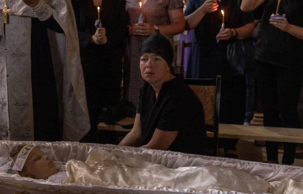 8/24/2023 – 🇺🇦Funeral service for 6-year-old&nbsp;girl