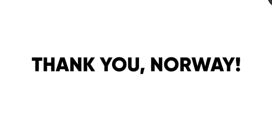 8/24/2023 – 🇺🇦Thank You, Norway!🇳🇴&nbsp;(Video)