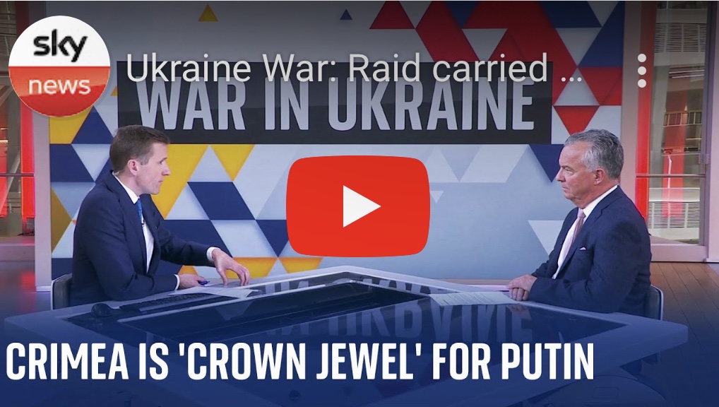 8/25/3023 – Ukraine War: Raids carried out in Crimea, according to intelligence&nbsp;reports