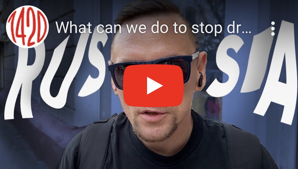 8/31/2023 – Moscow Street interviews: What can we do to stop the drone&nbsp;attacks?