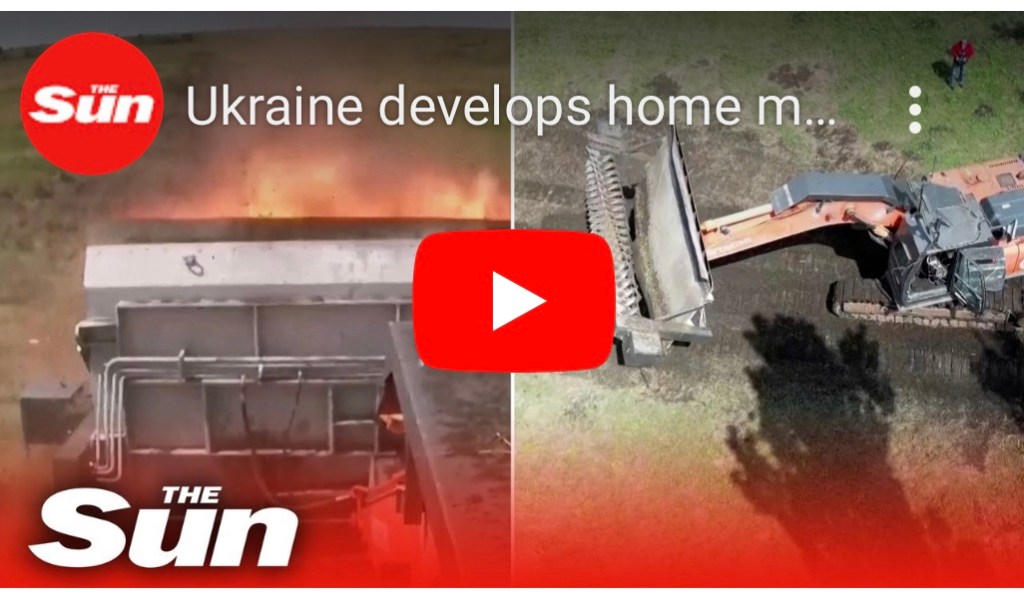 8/31/2023 – Ukraine develops homemade demining machine to blow up Russian&nbsp;mines