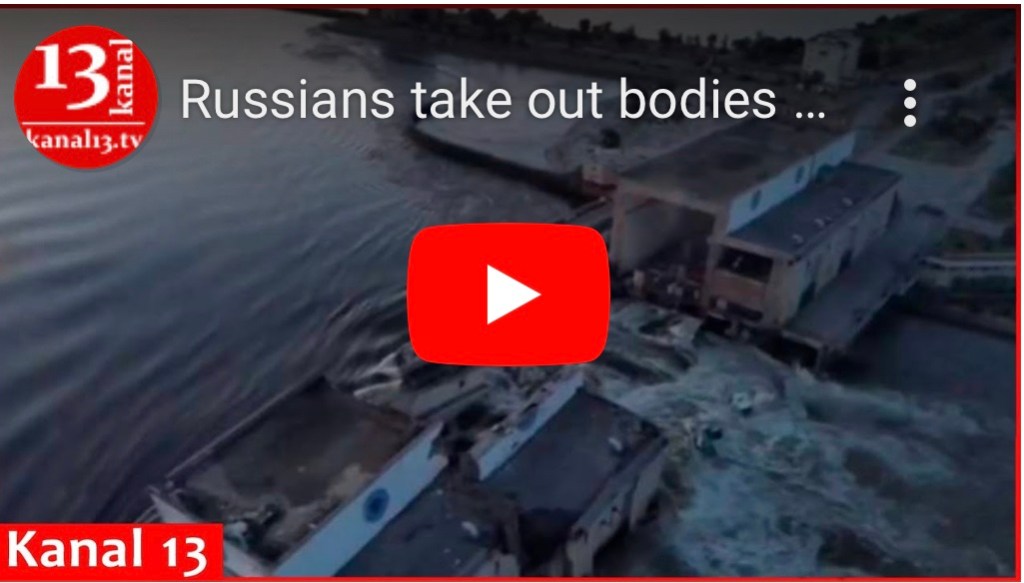 8/31/2023 – Russians take out bodies to hide number of victims of Kakovka hydroelectric power plant&nbsp;explosion