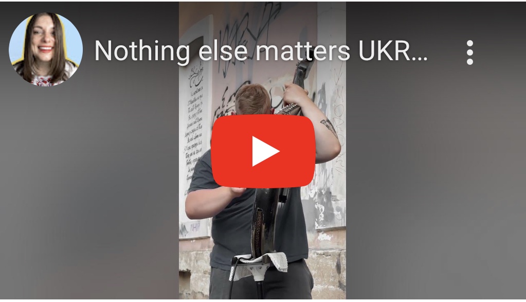 9/1/2023 – ‘Nothing Else Matters’ – Ukrainian Folk Cover Version on Bandura in Lviv old&nbsp;town