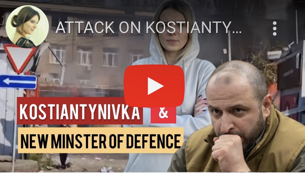 9/6/2023 – Attack on Kostiantynivka, new minister of defense Umerov & Blinken’s visit.