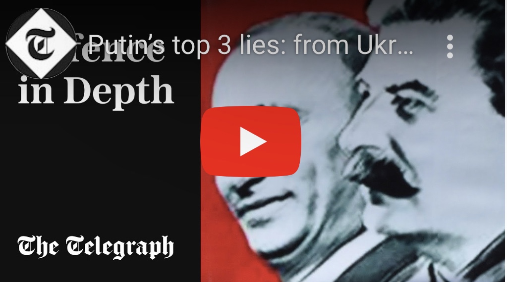 9/8/2023 – Putin’s to 3 lies: from Ukraine to the Second World War | Defense in Depth