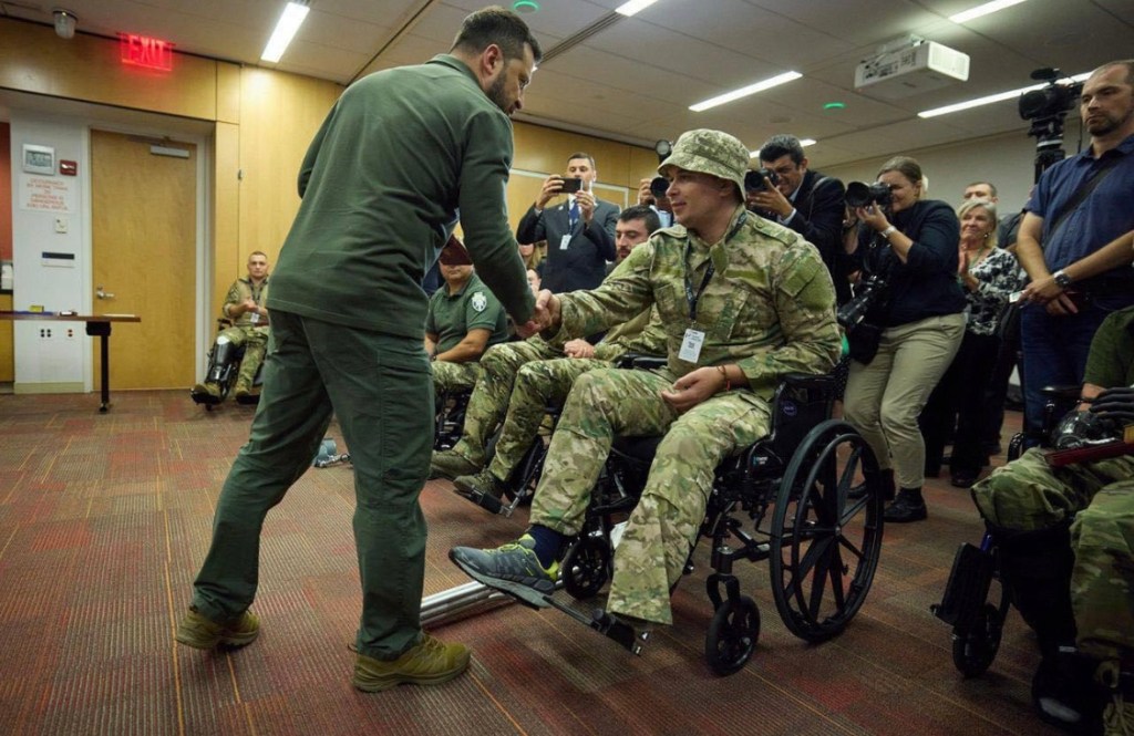 9/22/2023 – Zelenskyy visits military personnel undergoing&nbsp;rehabilitation