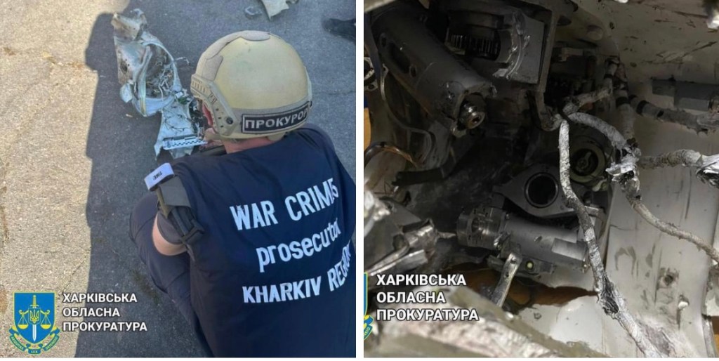 9/22/2023 – russian terrorists used a Grom-E1 guided air missile to strike the cars of&nbsp;civilian