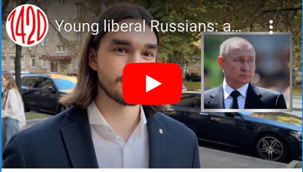 9/29/2023 – Moscow Street Interviews: Young liberal Russians: about&nbsp;Putin