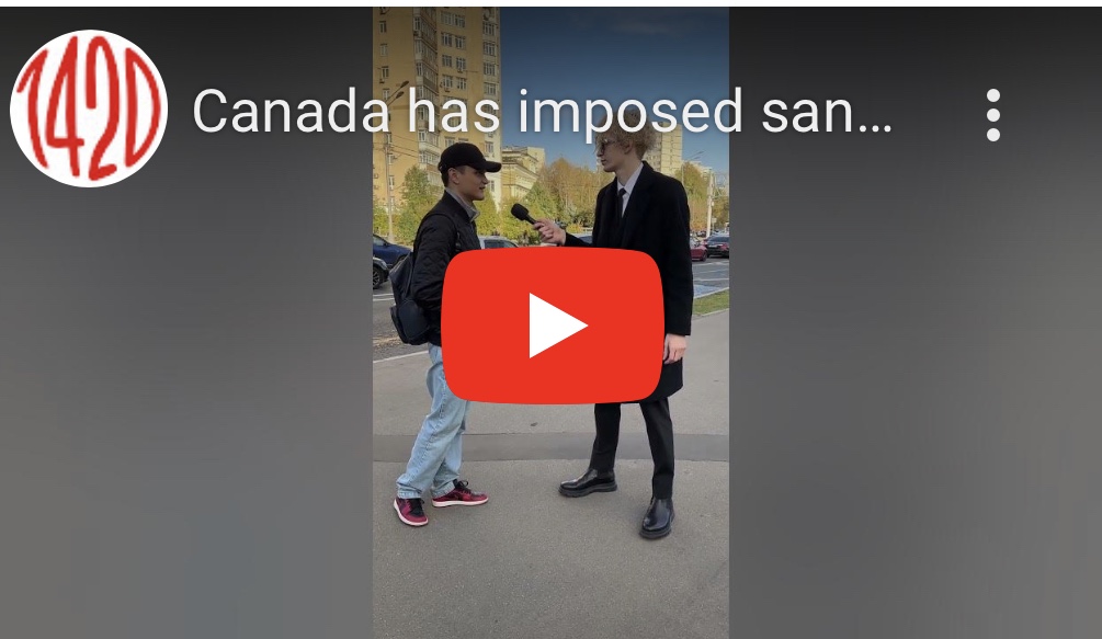 10/13/2023 – Moscow Street Interviews: Canada has impose sanctions on this Russian institute of future politicians.&nbsp;Why?