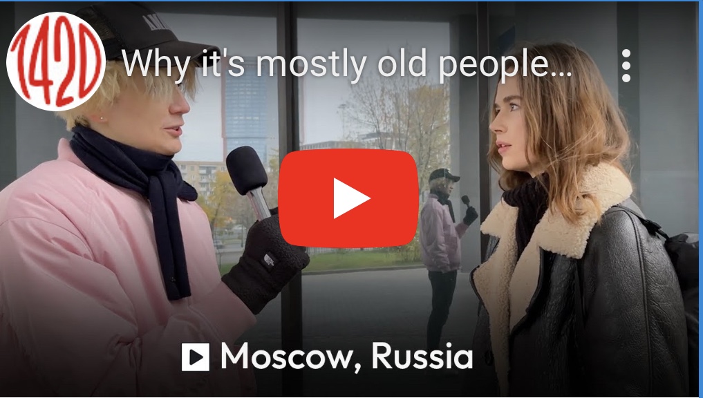 10/31/2023 – Moscow Street Interviews: Why it’s mostly old people that support the&nbsp;war?
