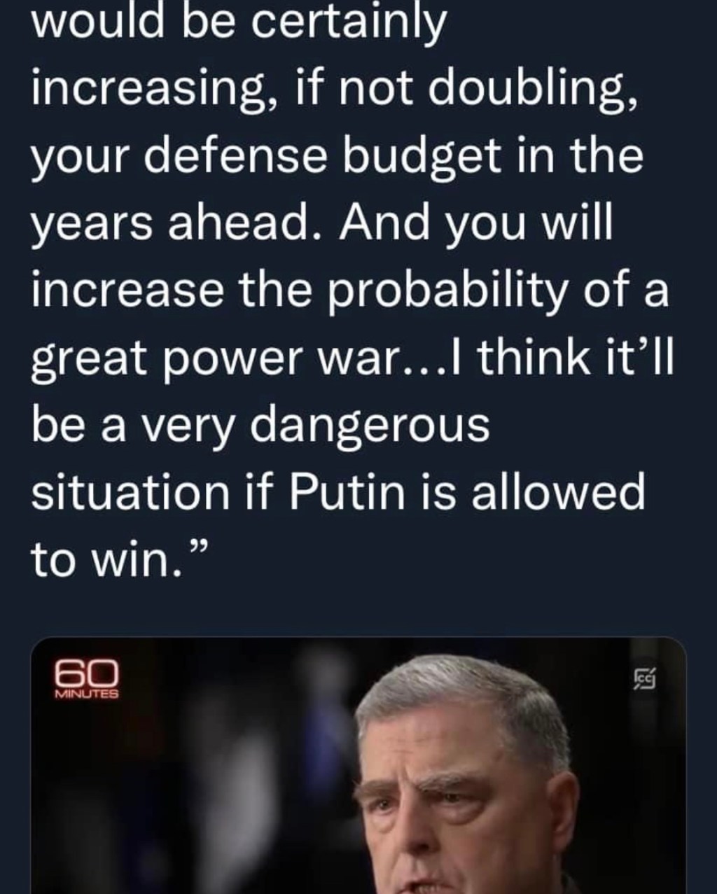 11/1/2023 – “…We need to stop asking people in diners about foreign&nbsp;aid…”