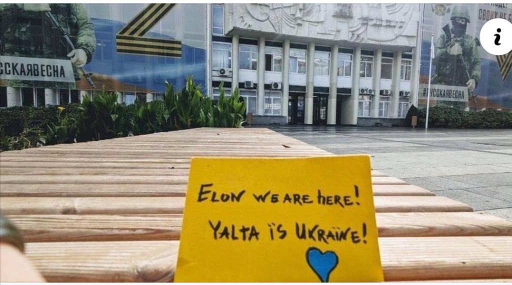 10/12:2023 – To Elon Musk from occupied Ukraine: you don’t know our&nbsp;struggle