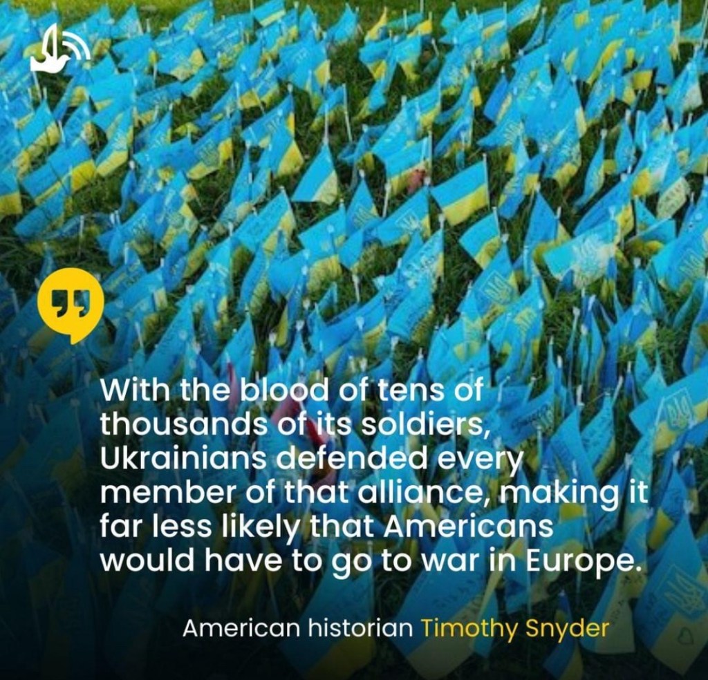 11/27/2023 – Ukrainian blood sparing American&nbsp;blood