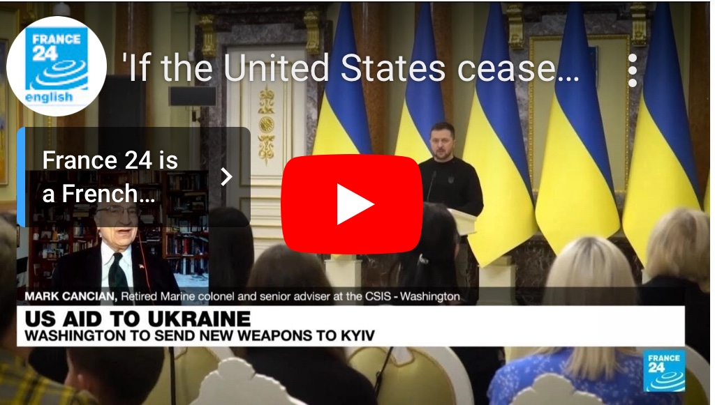 12/8/2023 – ‘If the United States ceased its funding it would be disastrous for&nbsp;Ukraine’