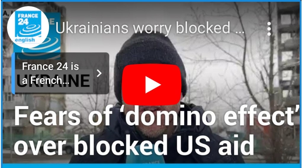 12/8/2023 – Ukrainians worry blocked US aid may trigger domino&nbsp;effect