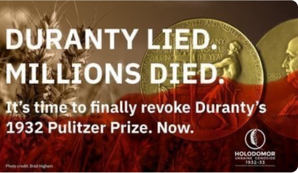 12/21/2023 – Revoke Walter Duranty Pulitzer&nbsp;Prize