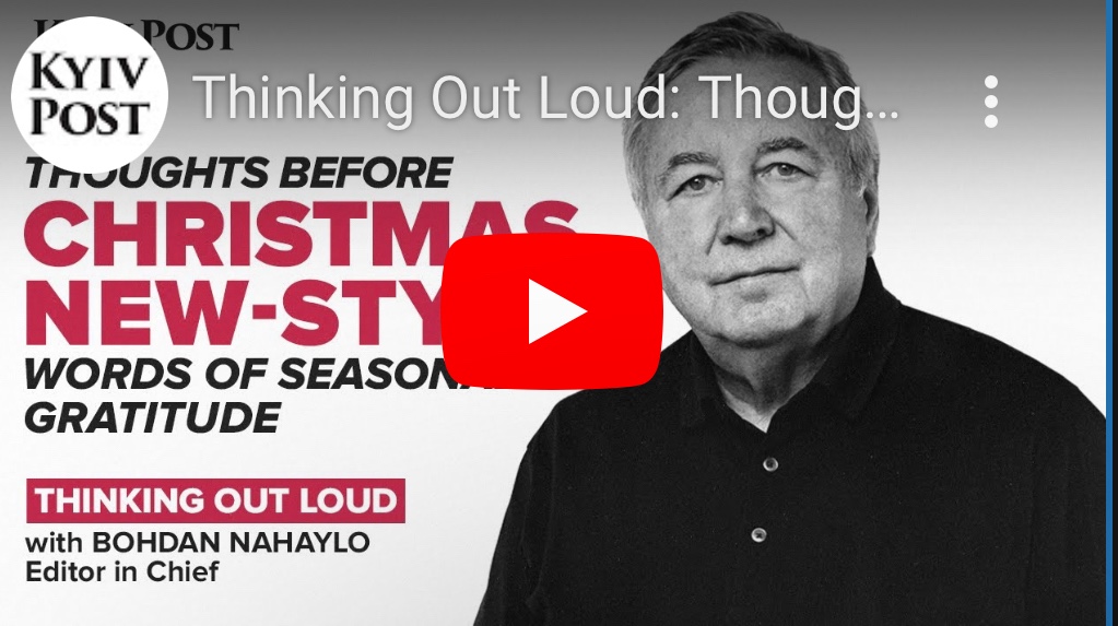 Thinking Out Loud: Thoughts before Christmas New-Style. Words of Seasonal&nbsp;Gratitude