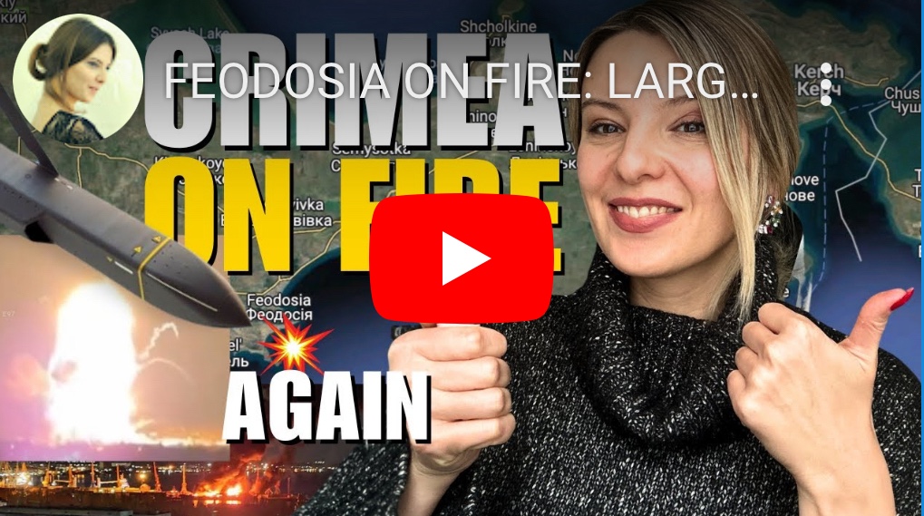 12/27/2023 – Feososia on fire: large Russian landing ship Novocherkassk&nbsp;destroyed