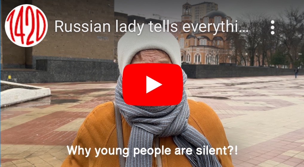 12/28/2023 – Street Interview: Russian lady tells everything like there is no&nbsp;tomorrow