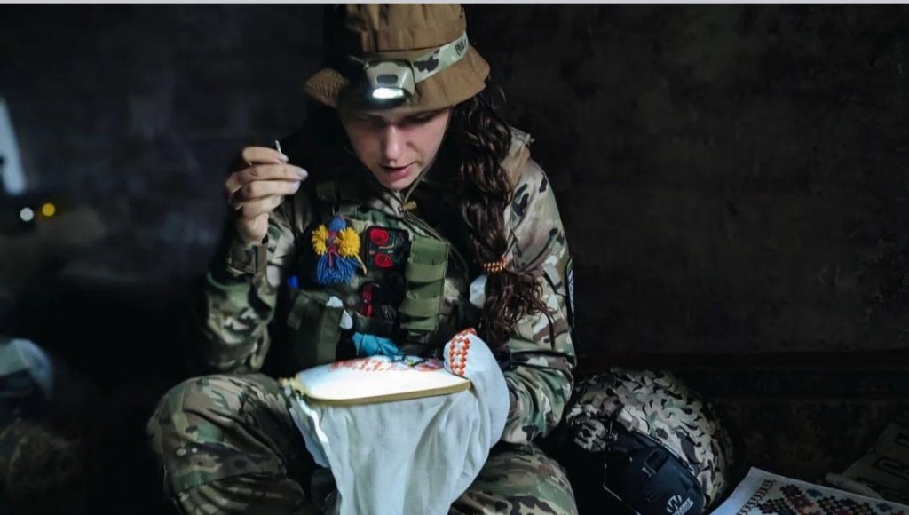 1/2/2024 – Tetiana treats and cares for the wounded and embroiders traditional Ukrainian patterns in her leisure&nbsp;time.