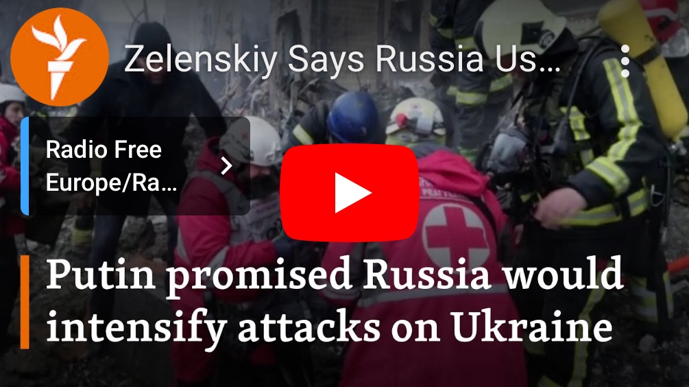 1/2/2024 – Zelenskiy Says Russia Used Almost One Hundred Missiles In January 2 Airstrikes On Kyiv and&nbsp;Kharkiv