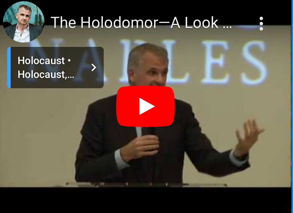 1/12/2024 – The Holodomor – A Look Back at Stalin’s 1932-33 Genocide in Ukraine. Lecture by Prof. Timothy&nbsp;Snyder.