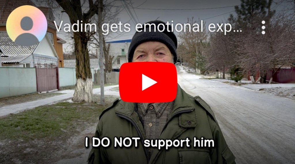 1/13/12024 – Russian Street Interviews EXTENDED: Vadim gets emotional explaining his life in&nbsp;Russia