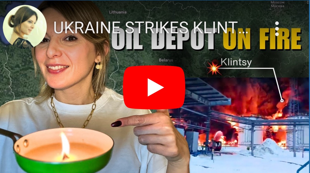 1/20/2024 – Ukraine Strikes Klintsy Oil Depot: Bryansk Oblast On Fire