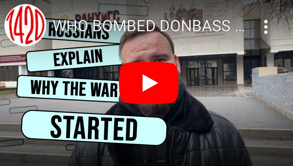 1/26/2024 – Russia Street Interviews: Who bombed for 8 years?