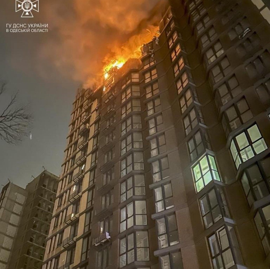 1/26/2024 – Odesa struck with Iranian Kamikazi drones