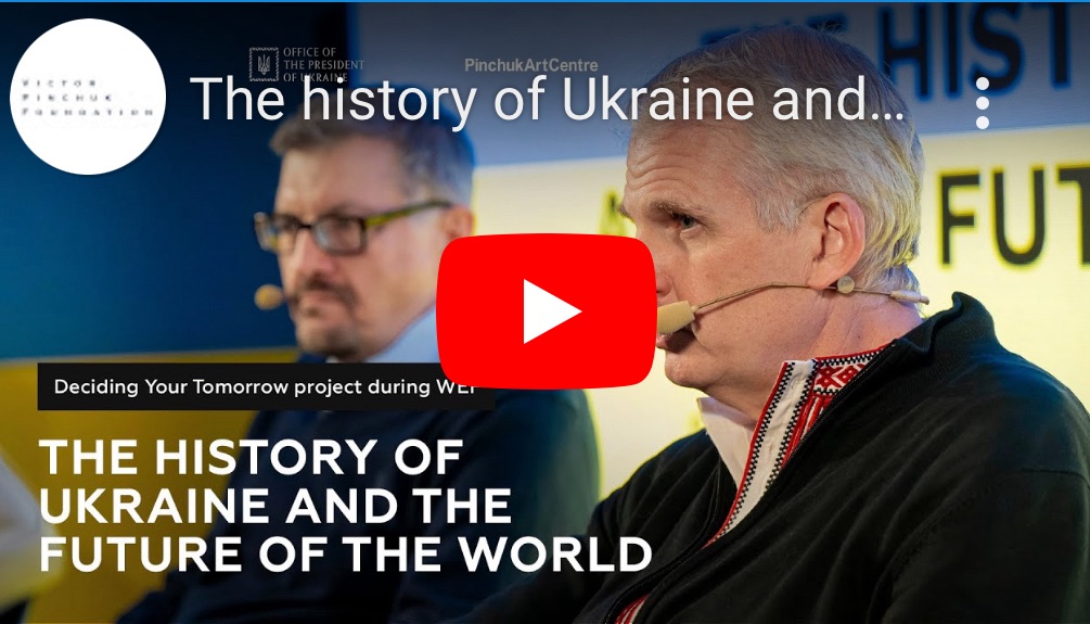 1/31/2024 – The history of Ukraine and the future of the world. Timothy Snyder, Yaroslav Hrytsak, Serhii&nbsp;Plokhii